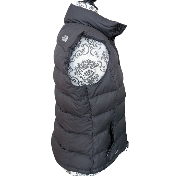 The North Face Nuptse Vest Puffer Gorpcore Granola Women Hiking Nylon Black Down - Picture 4 of 16